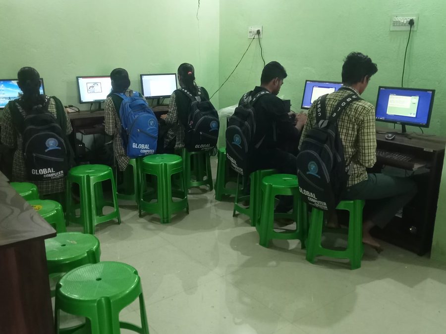 Students at Global Career Infotech